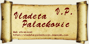 Vladeta Palačković vizit kartica